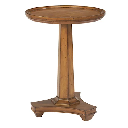 Chair Side Pedestal Table